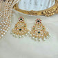 Jadau pachi kundan chandbali