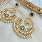 Traditional Pachi kundan chandbali