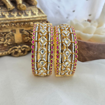 Rajwadi kundan openable kada ( one pair )