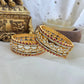 Rajwadi kundan openable kada ( one pair )