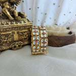 Polki style openable kada ( one pair )
