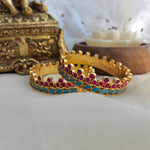 Firozi and pink openable kada ( one pair )