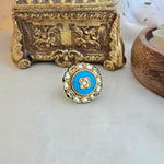 Firoza cocktail ring