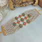 Kundan and pearl bracelet