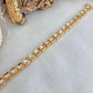 Kundan and  gold plated  bracelet