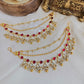 Kundan ruby kanchain