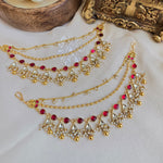 Kundan ruby kanchain