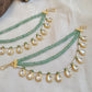 Flourite beaded and kundan kanchain