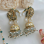Beautiful peacock jhumka