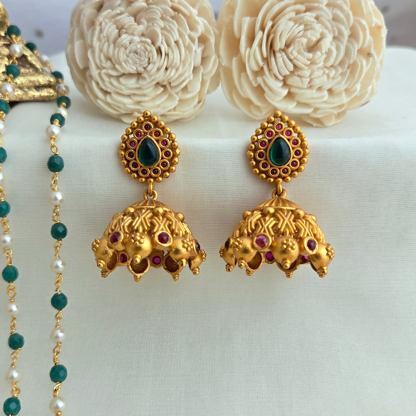 Traditional temple jhumki