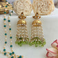 Pearl chain earrings