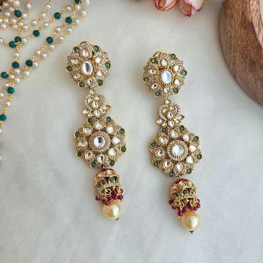 Victorian polki earrings