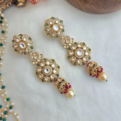 Victorian polki earrings