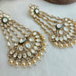 Polki jhumar earrings