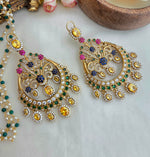 Big multicolored chandbali