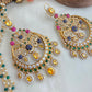 Big multicolored chandbali