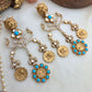 Tiger head statement earrings