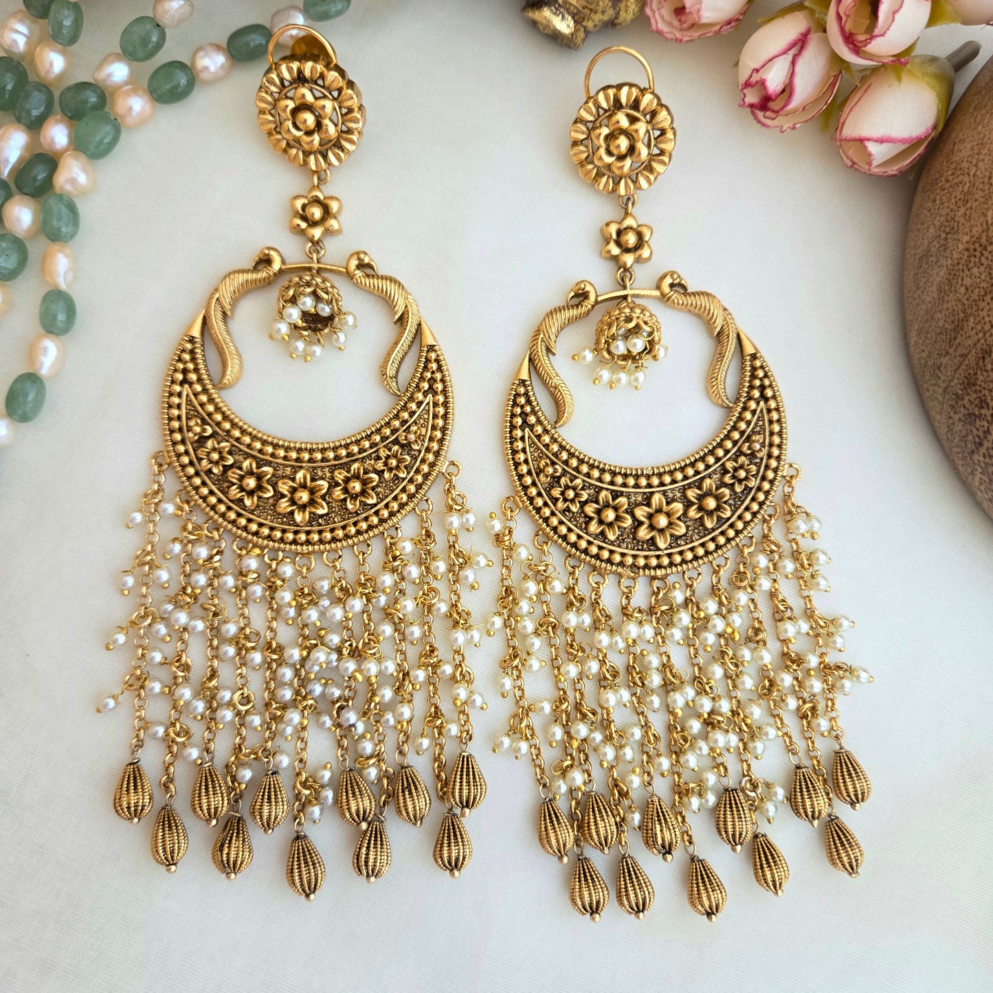 Antique traditional chandbali