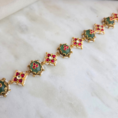 Kundan ruby sheeshpatti