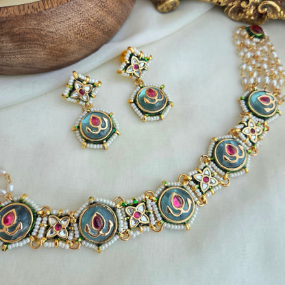 Small flourite necklace set