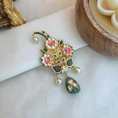 Leaf and floral kalgi