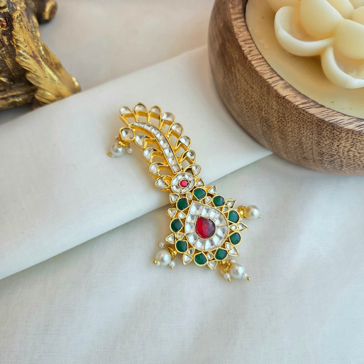 Ruby emerald kalgi