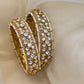 Pachi kundan bangles ( 2.4 )