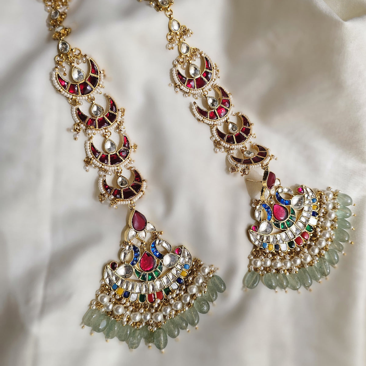 Kundan sahara earrings