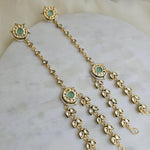 Leaf kundan hathphool