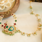 Firoza Multicolored Kundan Necklace Set with Tikka & Nath | RASA Jewels