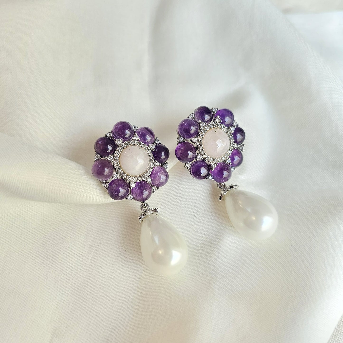 Amethyst and Rose Quartz