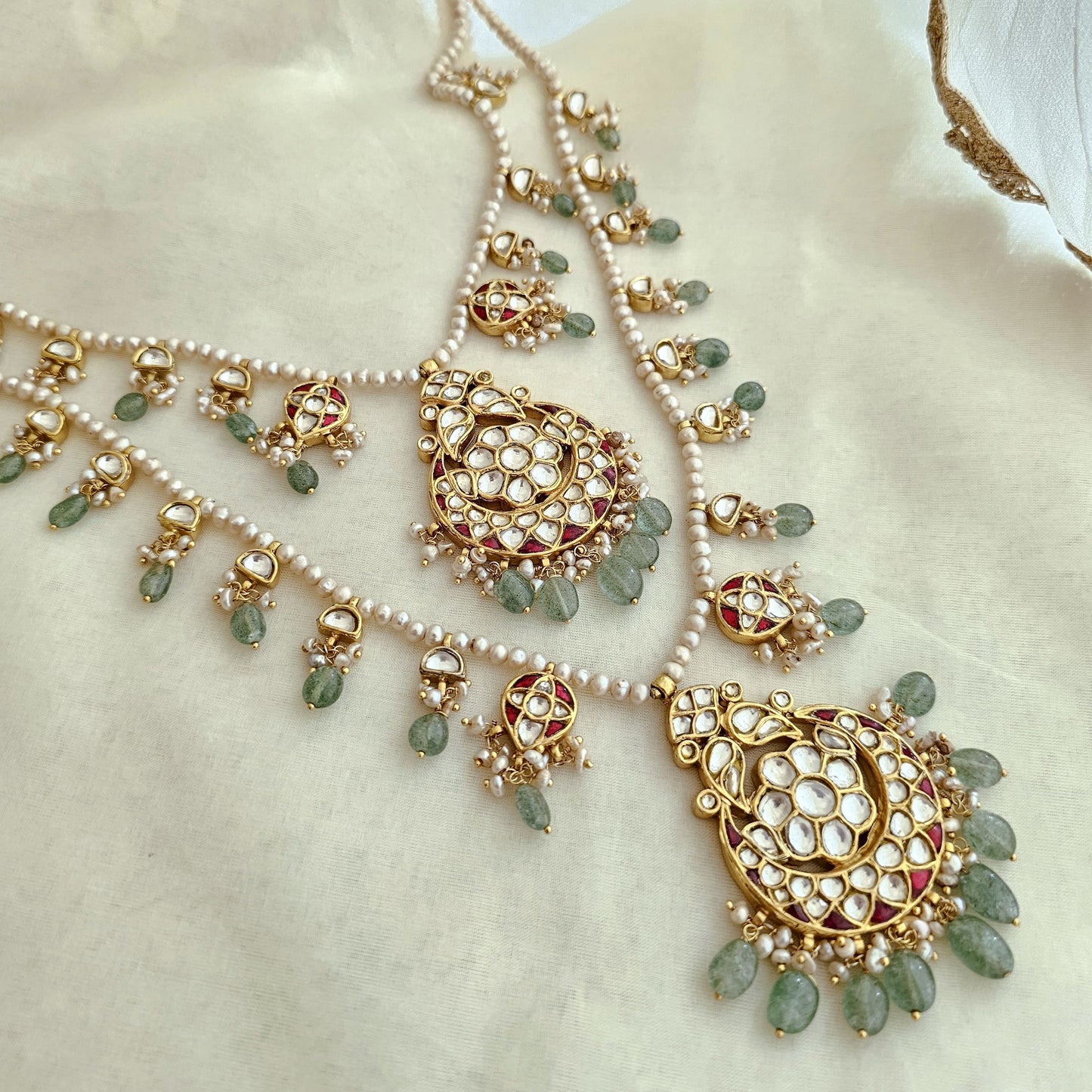 Pure Silver Double Layer Necklace