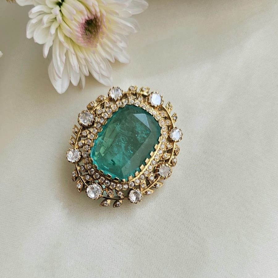 Green Florite Broach