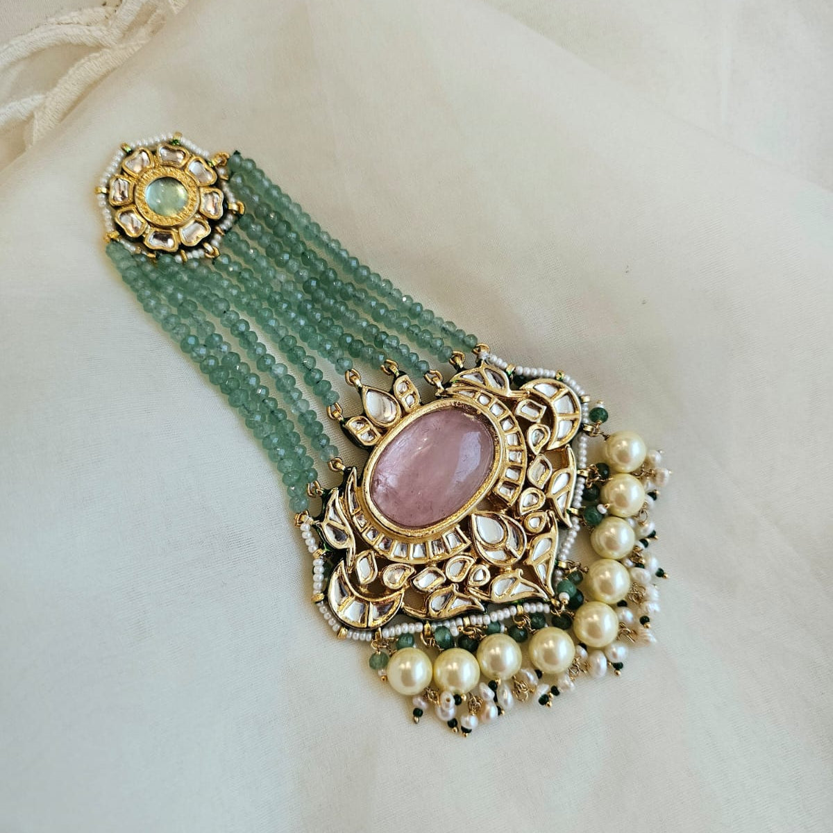 Rose Quartz Green Florite Pasaa