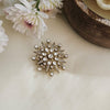 Victorian Star Broach with Antique Polish