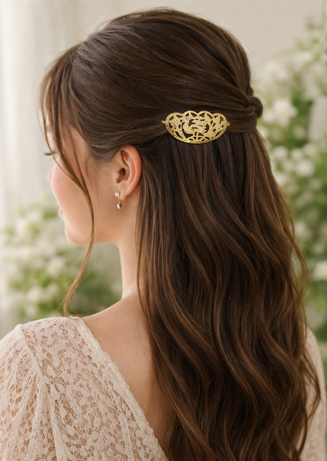 Traditional mayura hairpins(1 pair)
