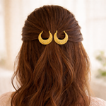 Half moon hairpins( 1 pair )