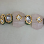 Meenakari kundan bracelet
