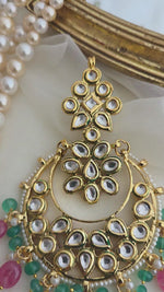 Kundan chandbali earrings