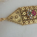 Floral medallion bracelet