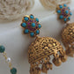 Traditional firoza jhumki