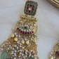 Golden dangler earrings