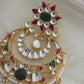 Jadau pachi kundan chandbali