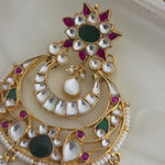 Jadau pachi kundan chandbali