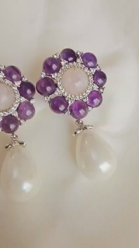 Amethyst and Rose Quartz