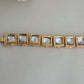 Kundan and  gold plated  bracelet