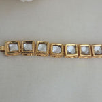 Kundan and  gold plated  bracelet