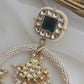 Traditional Pachi kundan chandbali