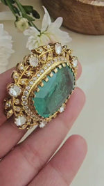 Green Florite Broach