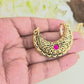 Antique finish moon hairclips( 1 pair  )